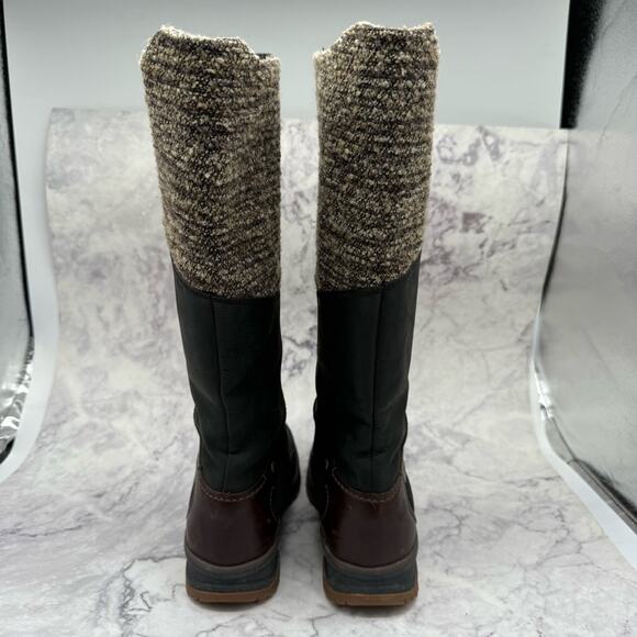 Merrell Black Winter Boots with Knitted Upper and Rubber Sole, Thermal. Size 7. - Picture 3 of 10